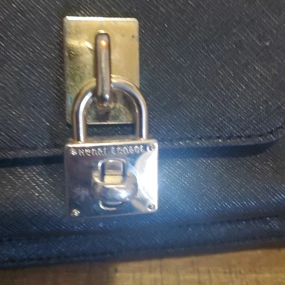 Henri Bendel Black Crossbody Bag with Gold Chain - Picture 2 of 14